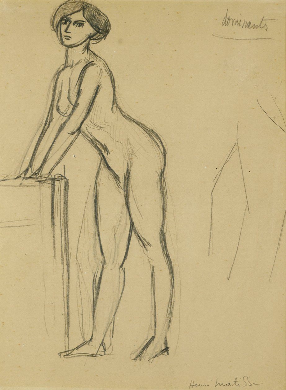 Young Girl Standing, c. 1908-10 by Henri Matisse