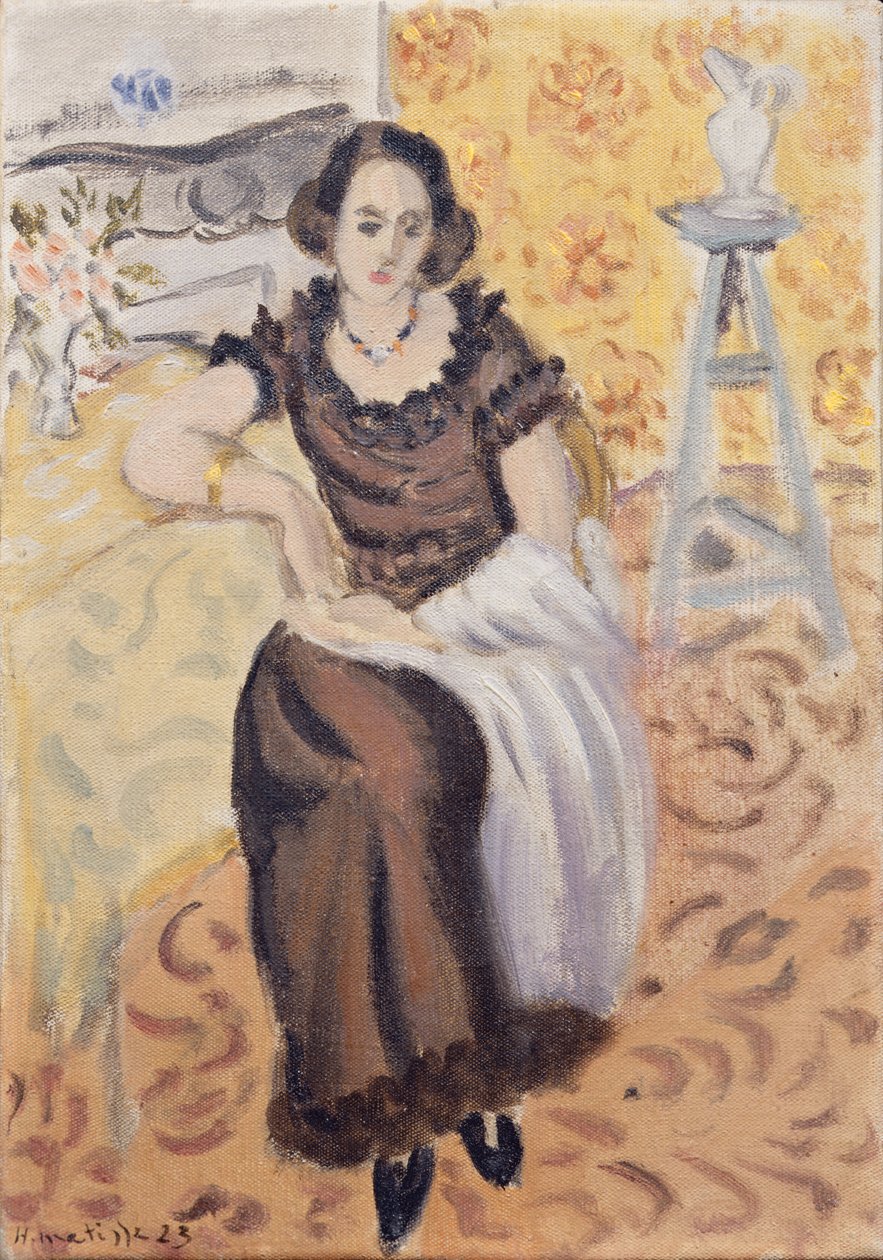 Young Girl with a Black Taffeta Dress by Henri Matisse