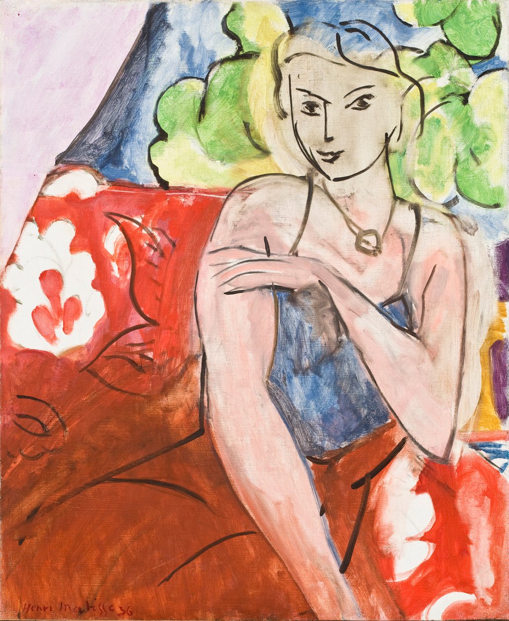 Young Girl Seated (La Biche) by Henri Matisse