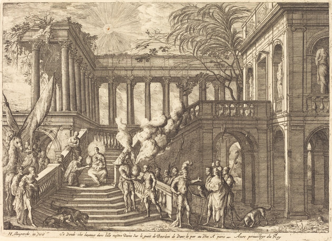 The Adoration of the Kings by Henri Mauperche