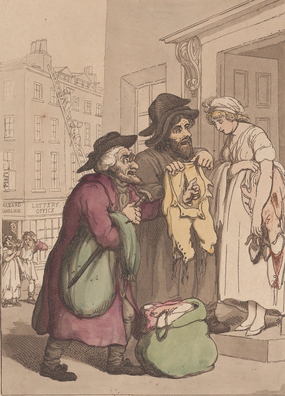 Cries of London, No. 7, Old Clothes by Henri Merke