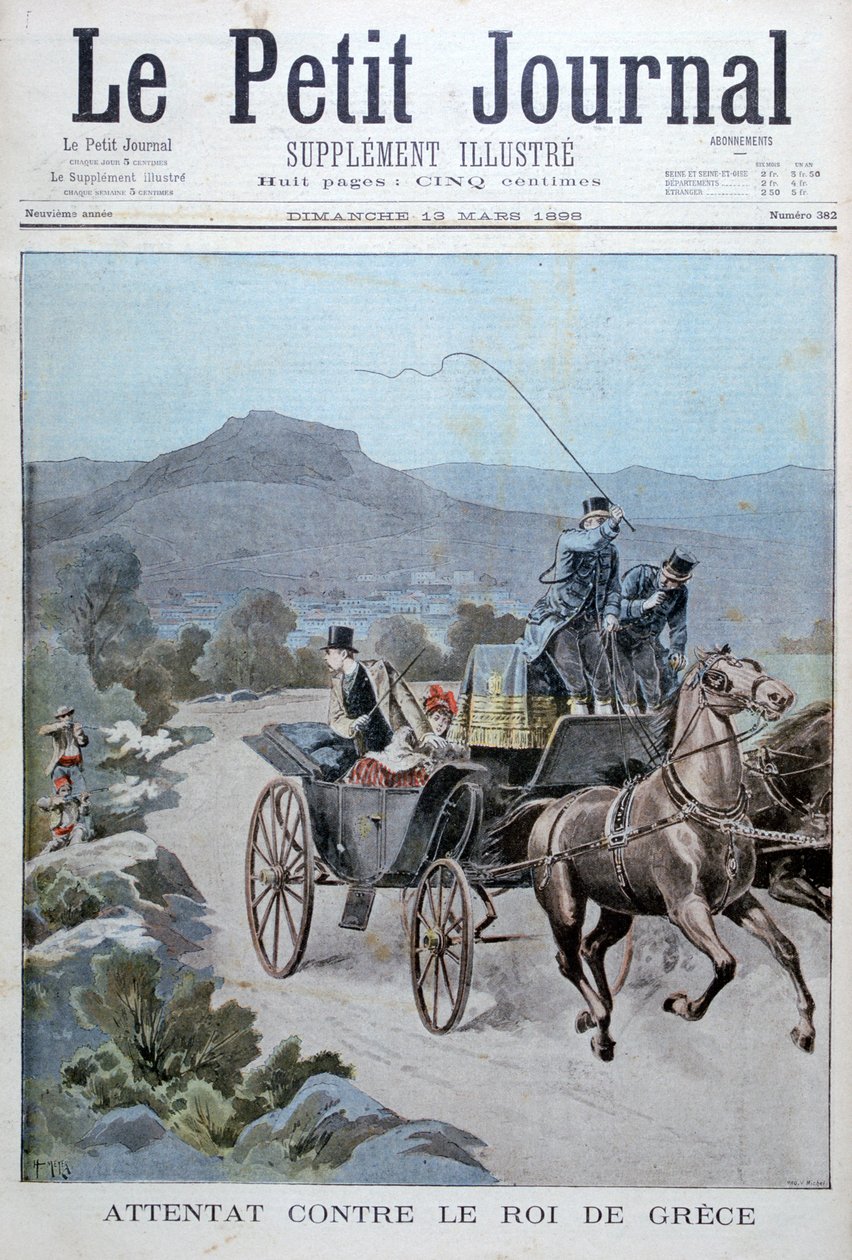 Attempted Attack on the King of Greece by Henri Meyer