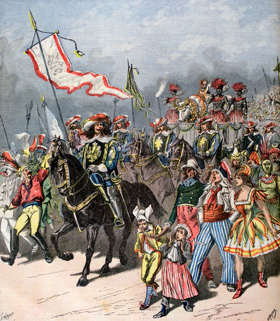 French Carnival of the Fattened Ox, in Former Times by Henri Meyer