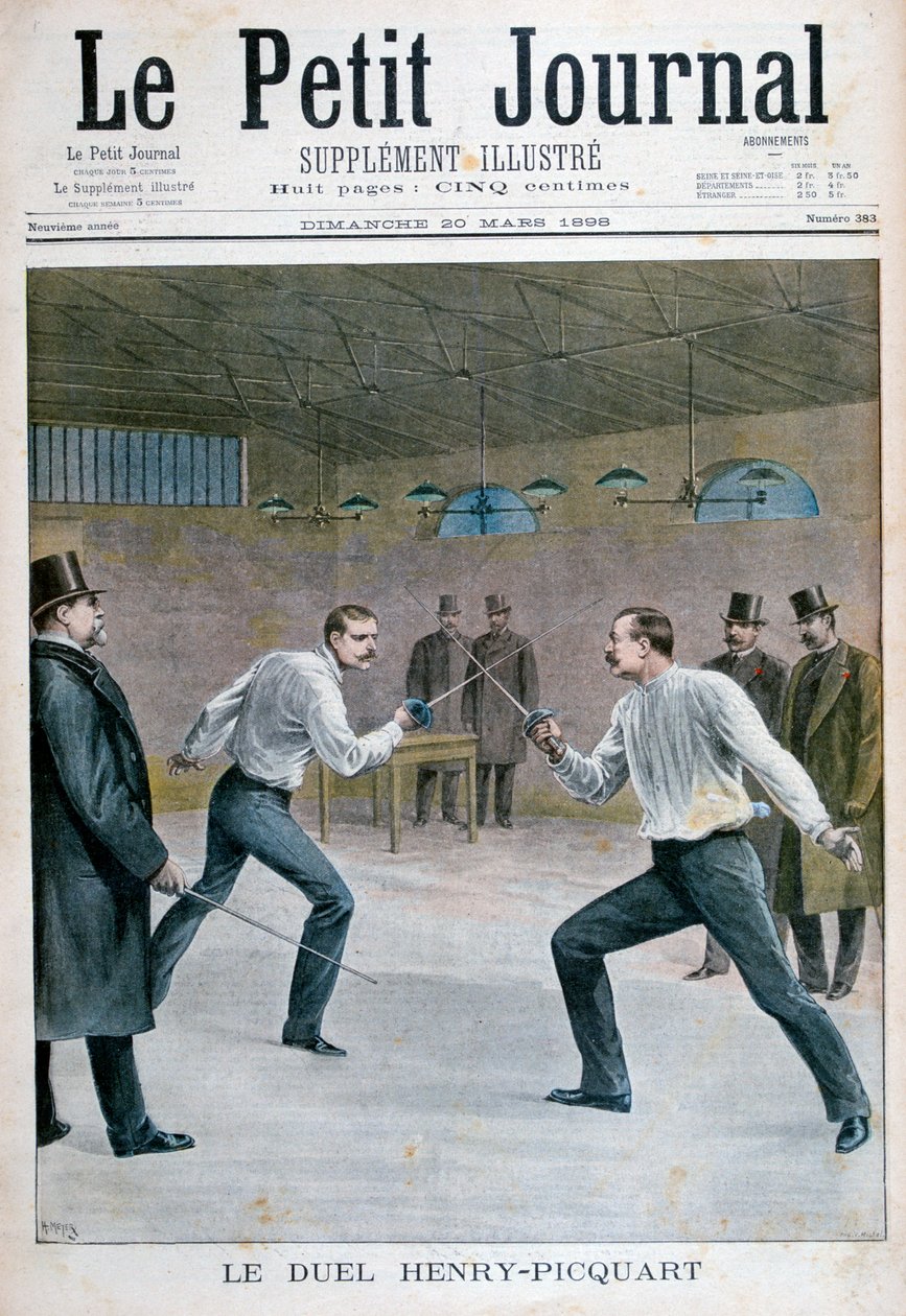 Henry-Picquart Duel, 1898 by Henri Meyer