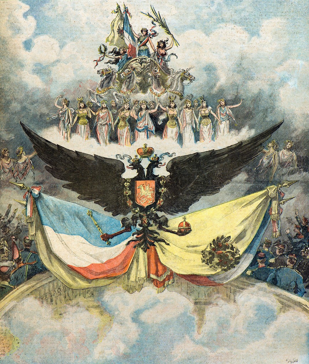 The Franco-Russian Festivities in Paris by Henri Meyer