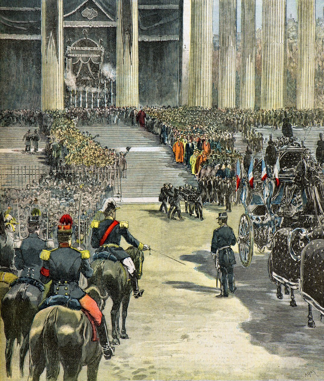 The Funeral of Marshal Mac Mahon by Henri Meyer