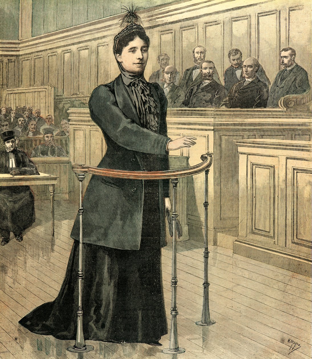 Madame Cottu vs Monsieur Soinoury by Henri Meyer