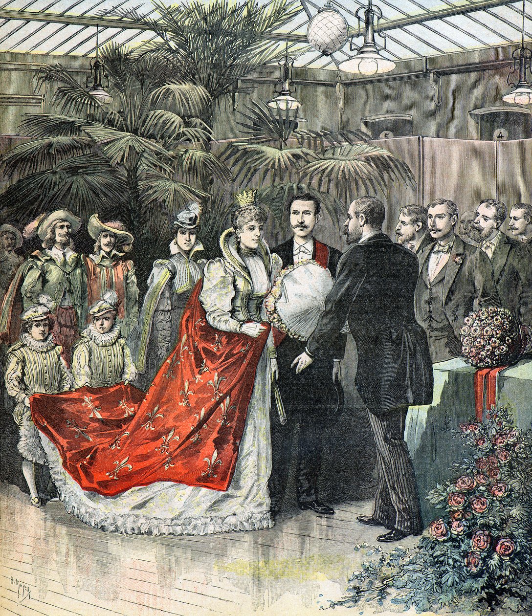 Parisian laundresses elect their queen by Henri Meyer