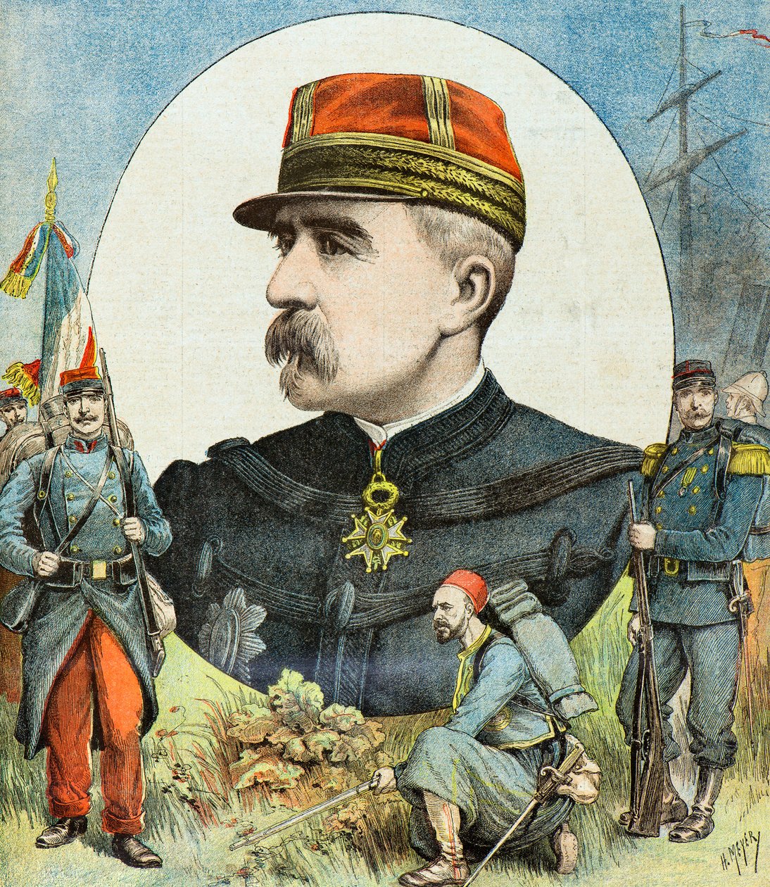 Portrait of General Jacques Duchesne by Henri Meyer