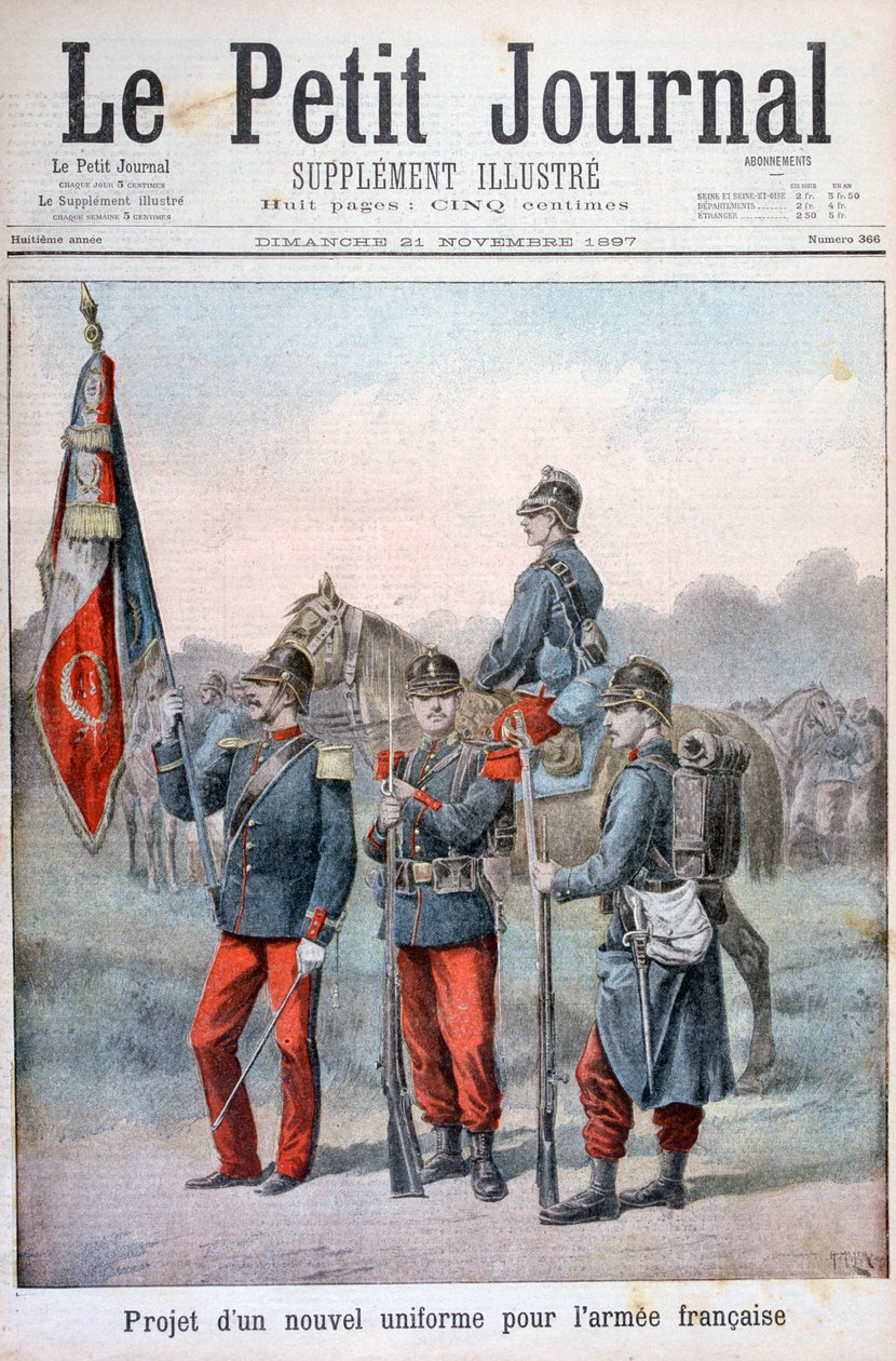 Proposed New Uniforms of the French Army by Henri Meyer