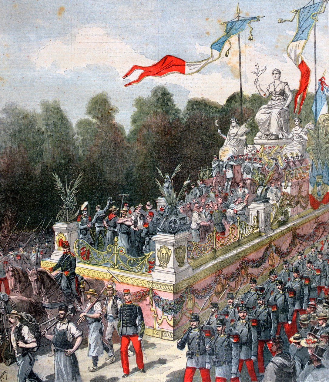 The Float of Harmony and Peace, National Fate, France by Henri Meyer