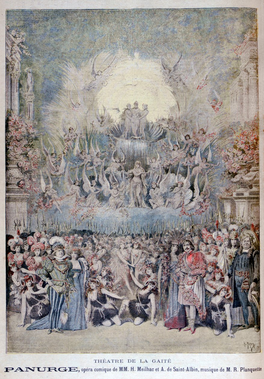 The Opera Panurge, at the Théâtre de la Gaîté, Paris, 1895 by Henri Meyer