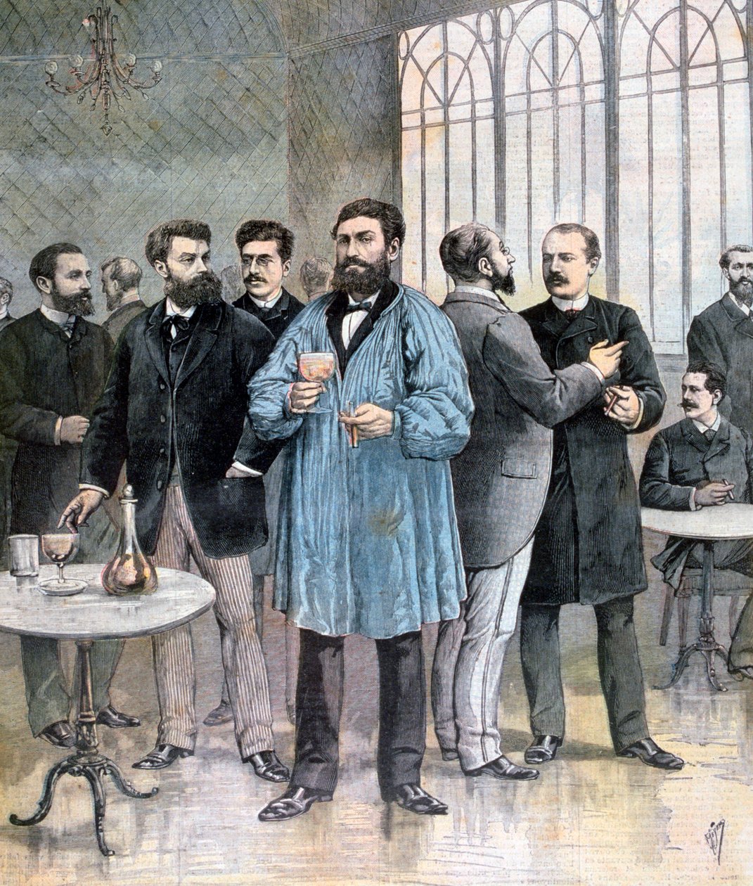 The refreshment bar, Chamber of Deputies of France, Paris, 1892 by Henri Meyer