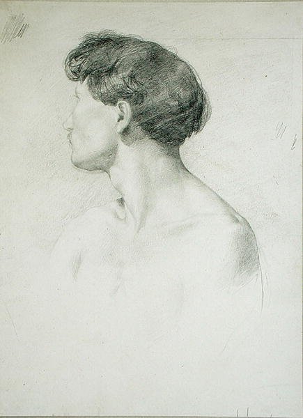 Man in Profile by Henri Michel Antoine Chapu