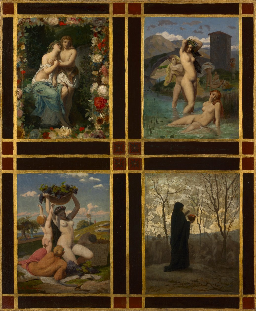 The Four Seasons by Henri Pierre Picou