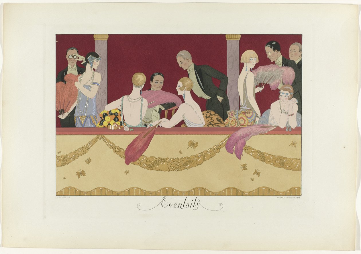 Joy of Life: The Happiness of the Day or The Graces in Fashion by Henri Reidel