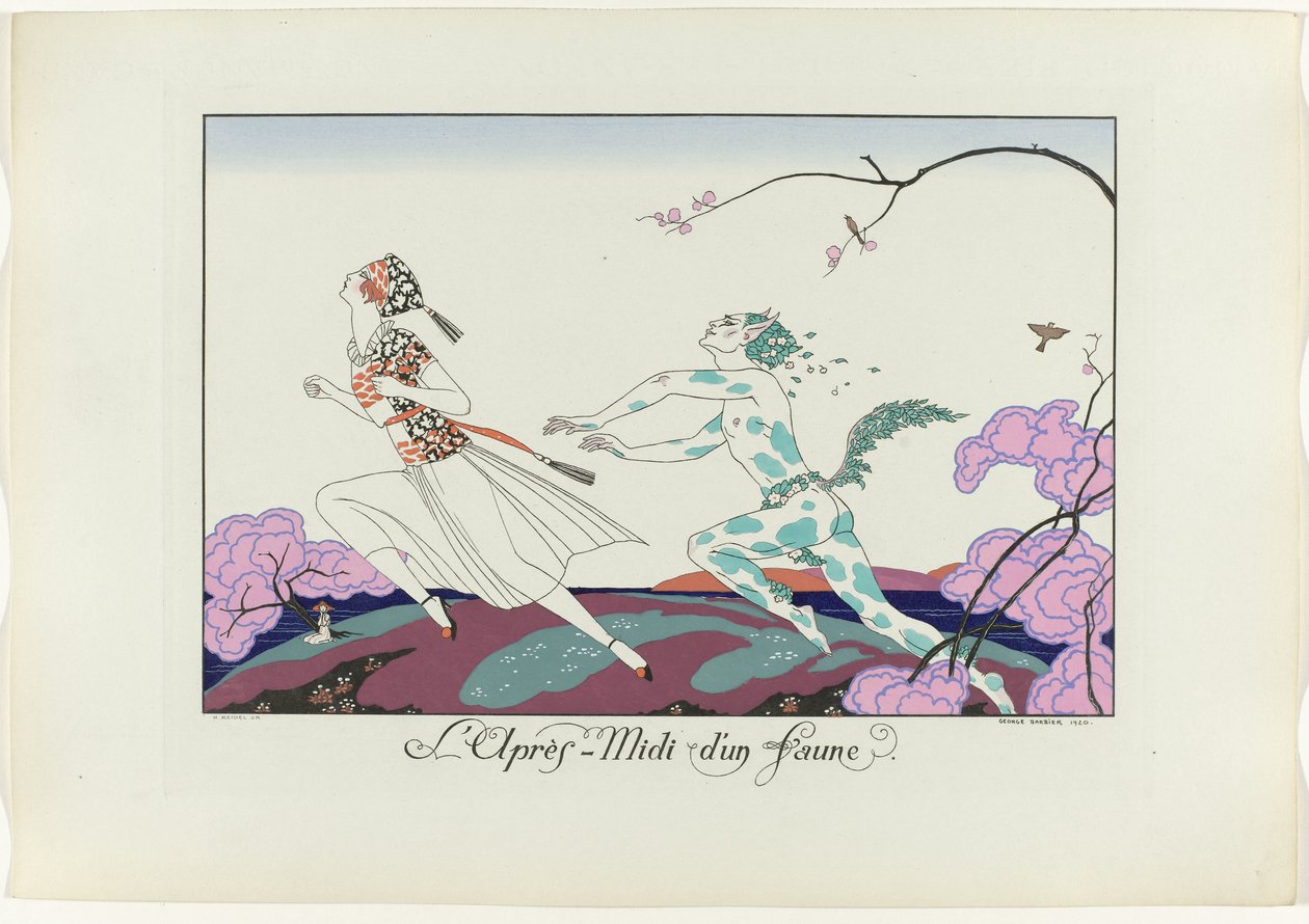 The Happiness of the Day or The Graces in Fashion: The Afternoon of a Faun (The Happiness of the Day or The Graces in Fashion) by Henri Reidel