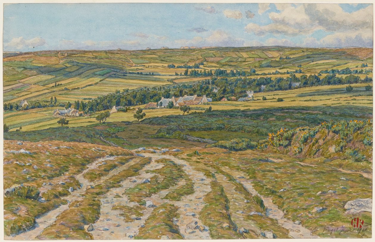 Lesquiffinec Heaths. Morgat by Henri Rivière
