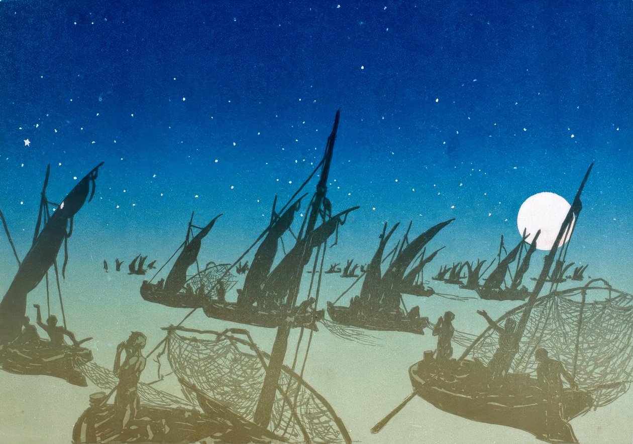 The Fishermen by Henri Rivière