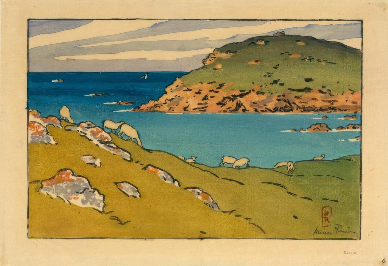 La Garde-Guérin (Saint-Briac) by Henri Rivière