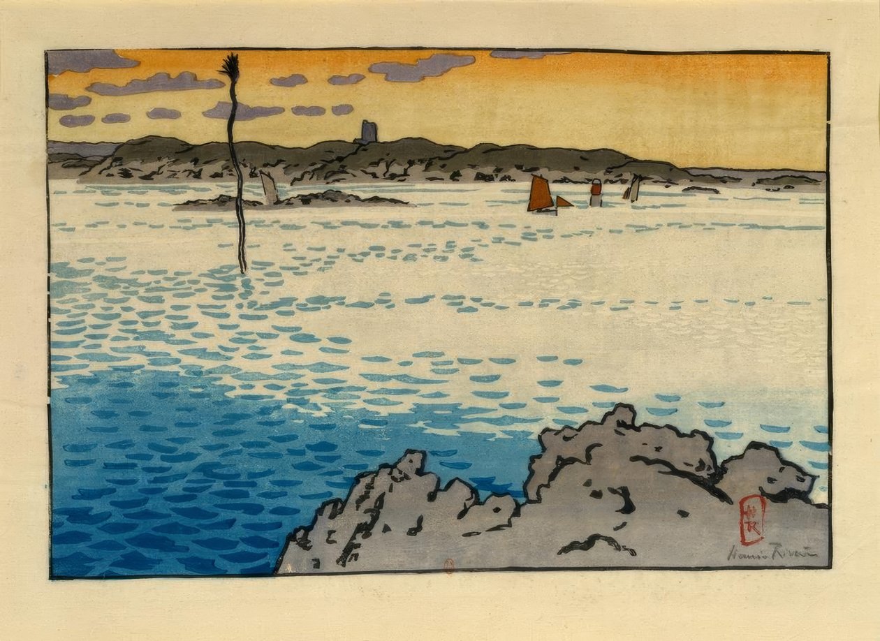 Les Ebihiens (Saint-Briac) by Henri Rivière