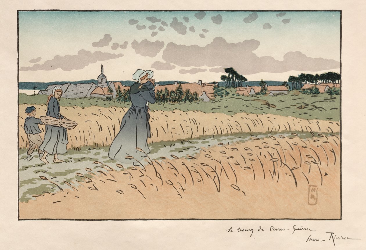 Parisian Landscapes: The Borough of Perros-Guirec by Henri Rivière