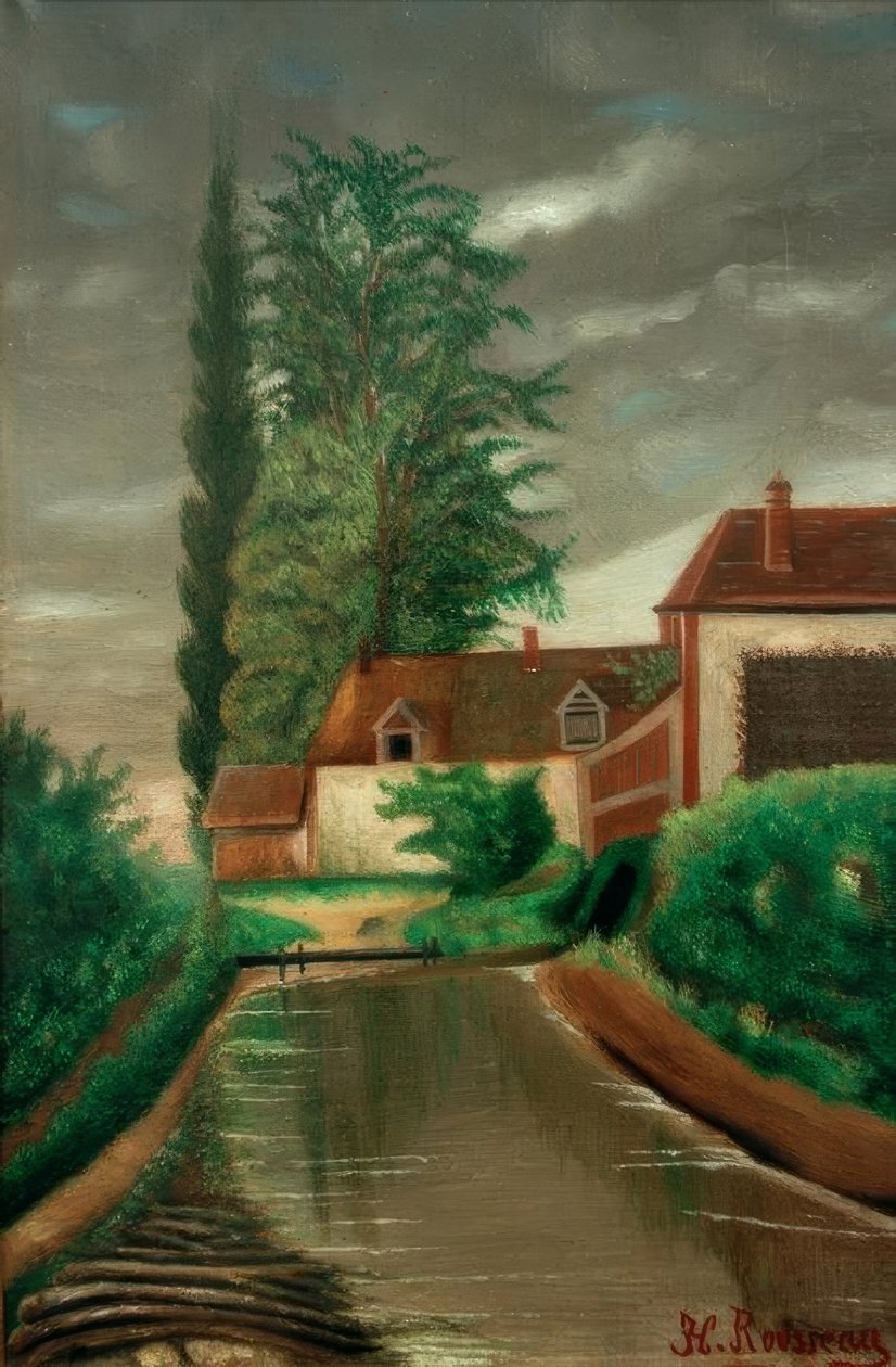 The Watermill by Henri Rousseau