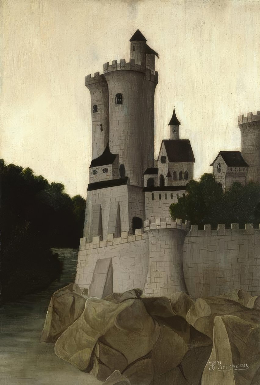 A Citadel by Henri Rousseau