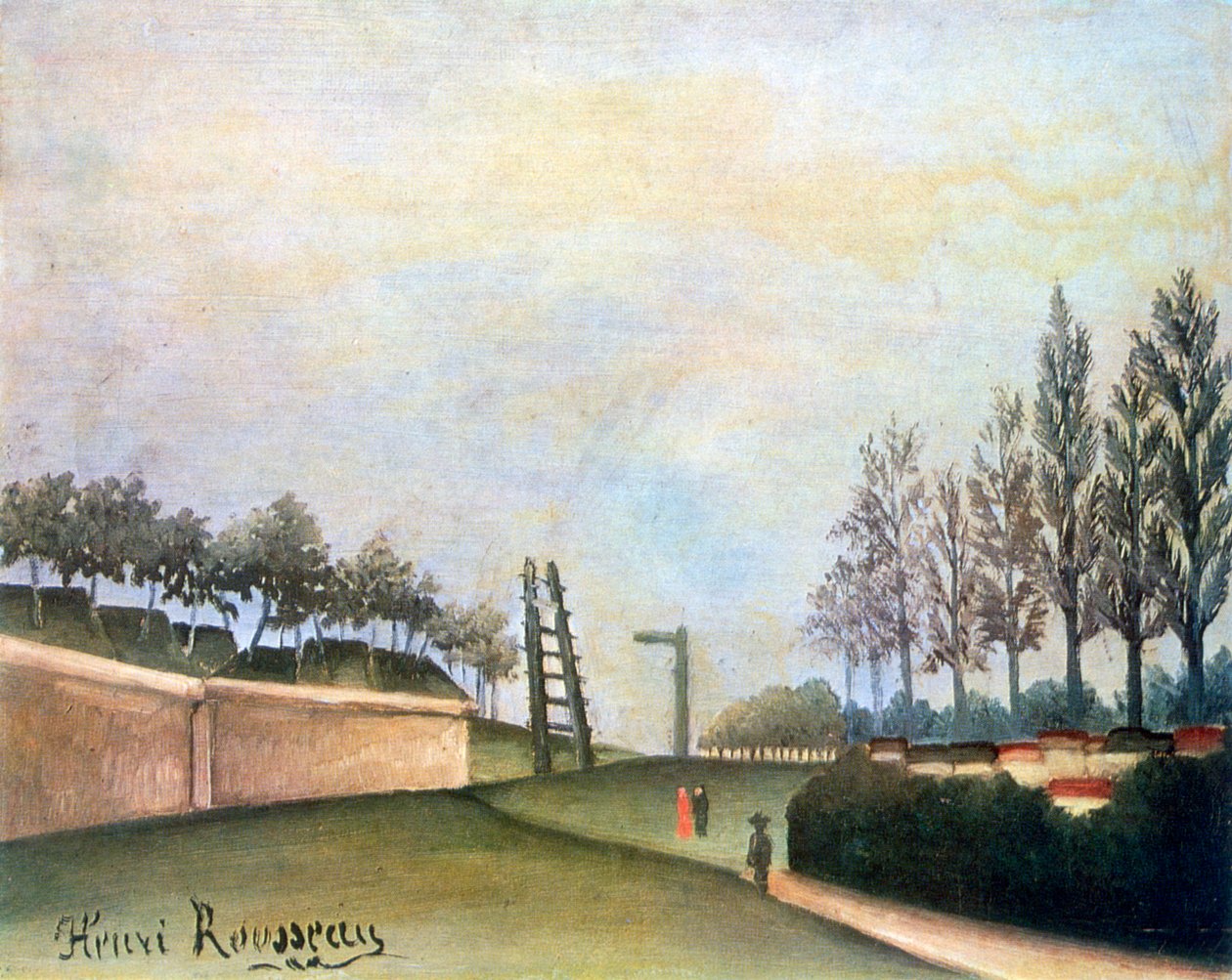 View of the Fortifications to the left of the Gate of Vanves by Henri Rousseau