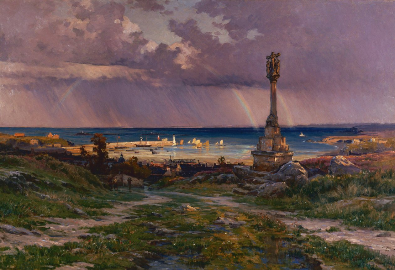 After the Storm at Portrieux by Henri Saintin