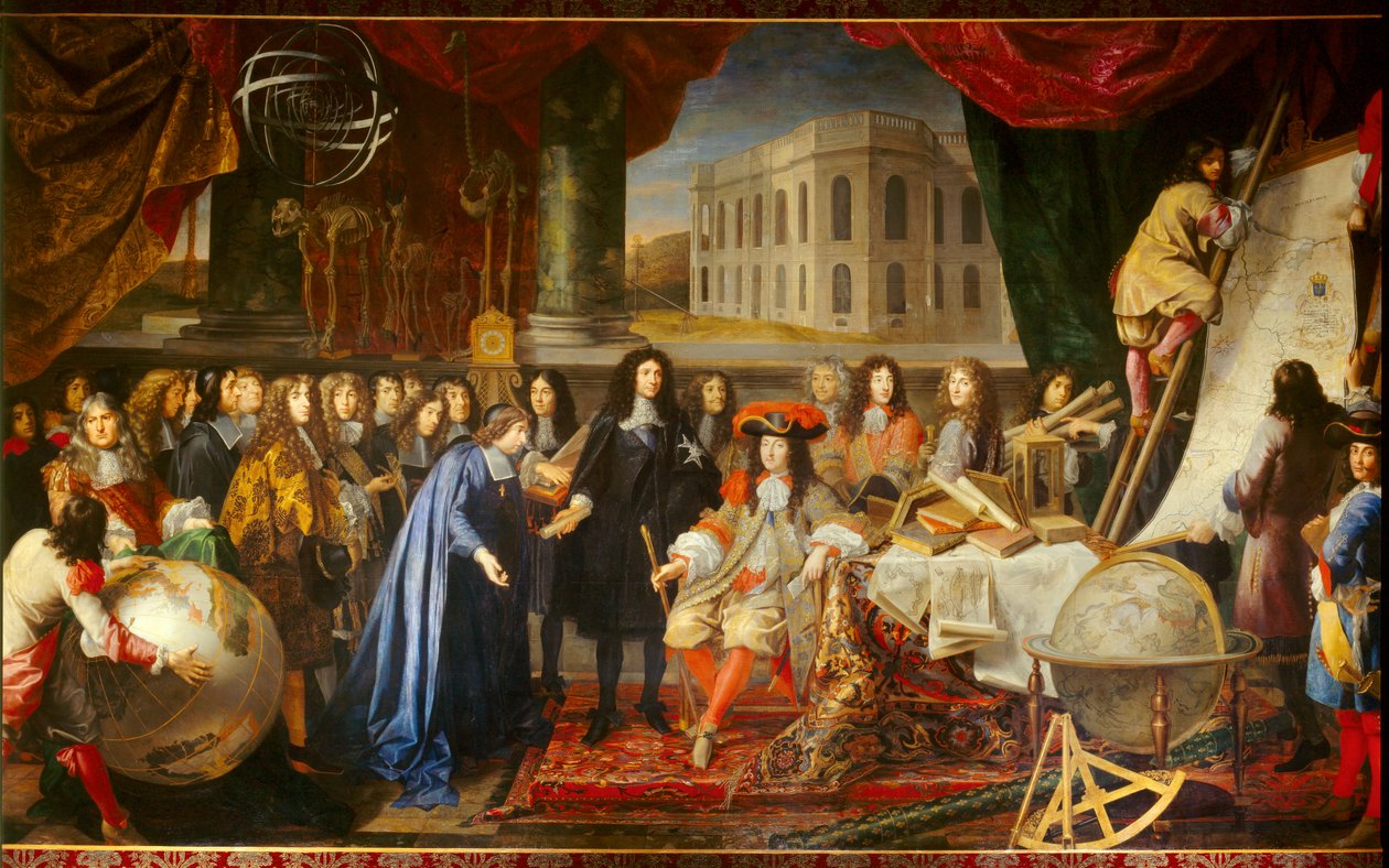 Colbert Presenting the Members of the Royal Academy of Sciences to ...