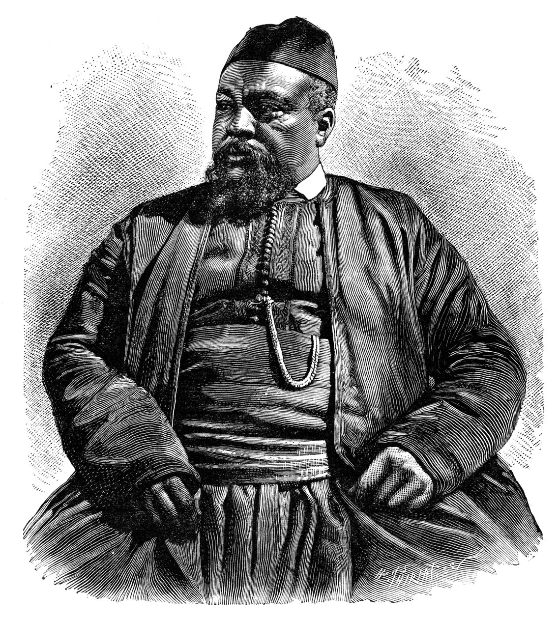 Mulai Tayeb, the Sheriff of Wezzan, North Africa, 1895 by Henri Thiriat