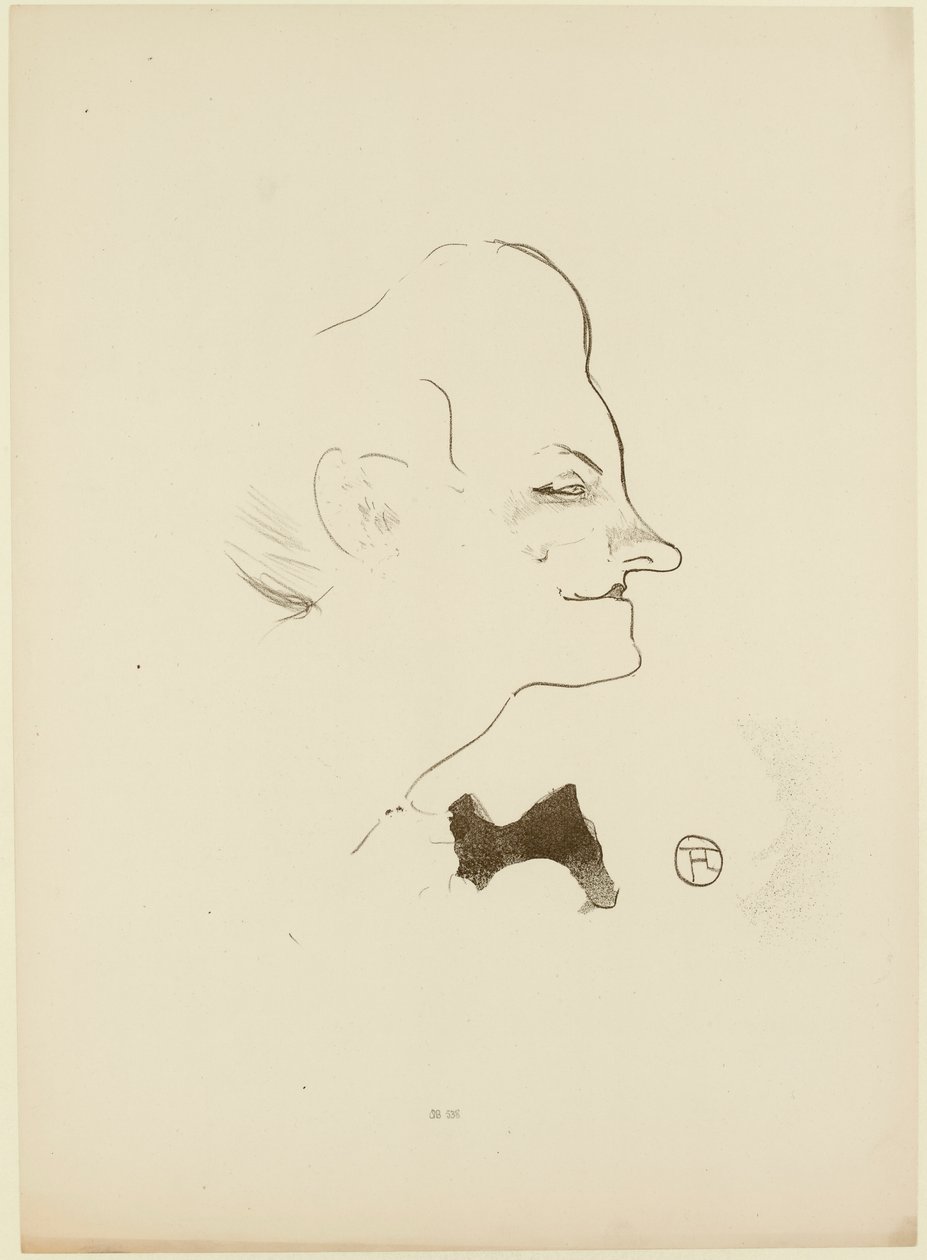 Yvette Guilbert, 1893 by Henri Toulouse Lautrec de