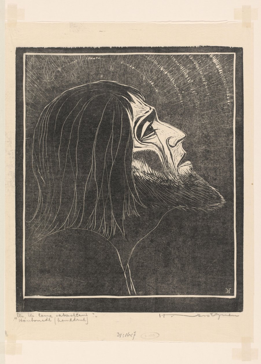 Eli, Eli Lama Sabachthani by Henri Verstijnen (signed by artist)