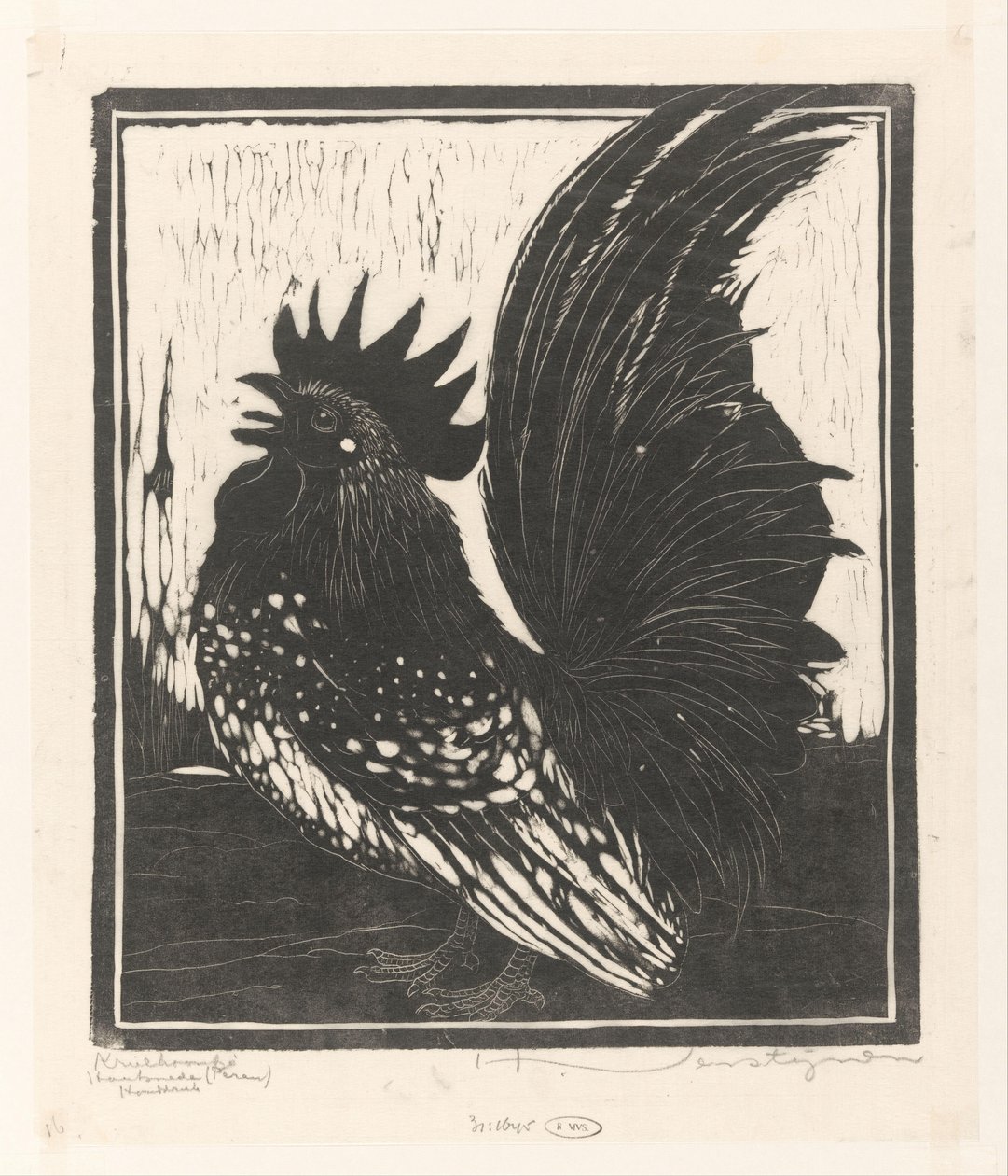 Little Rooster by Henri Verstijnen (signed by artist)