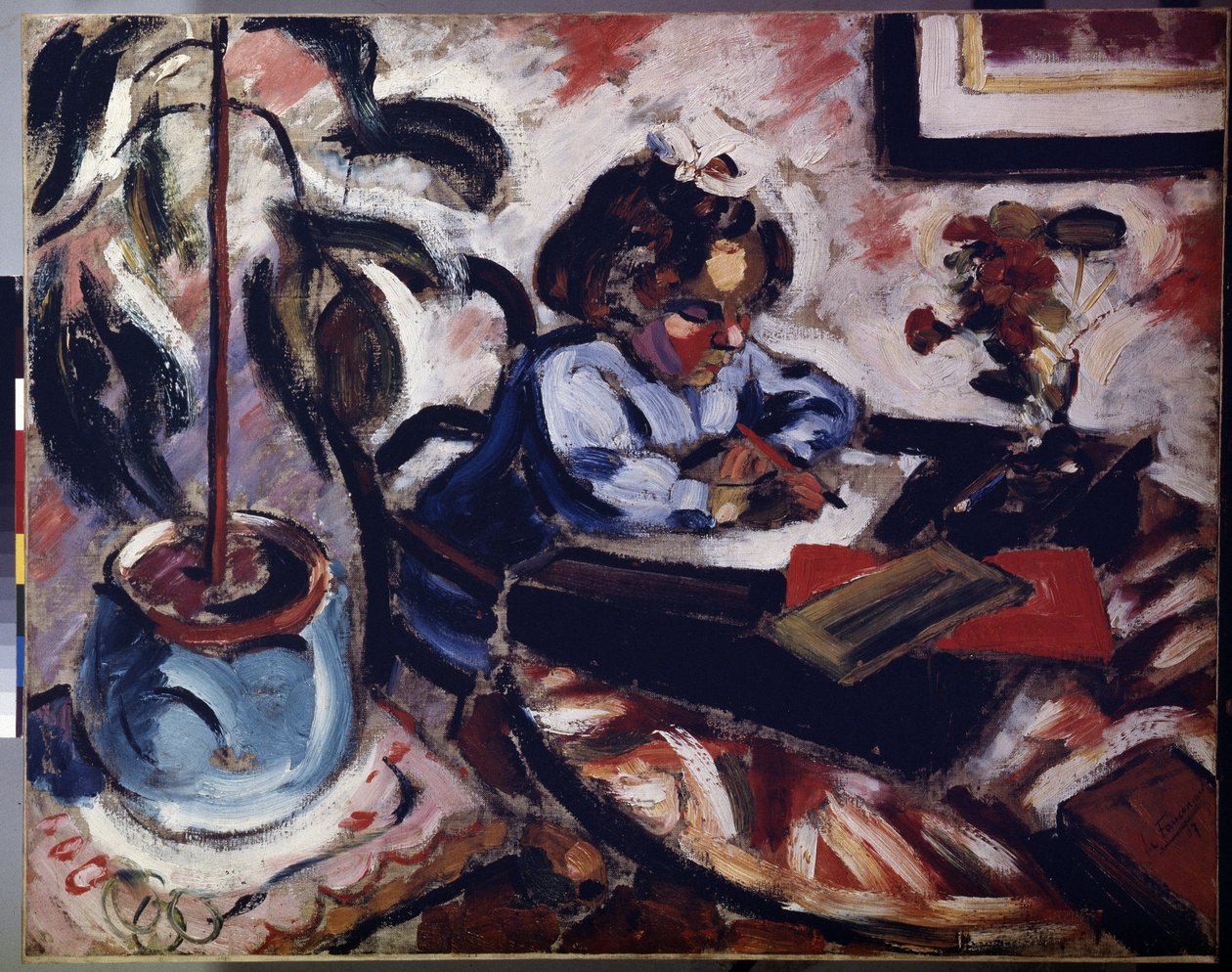 A Little Schoolgirl by Henri Victor Gabriel Le Fauconnier