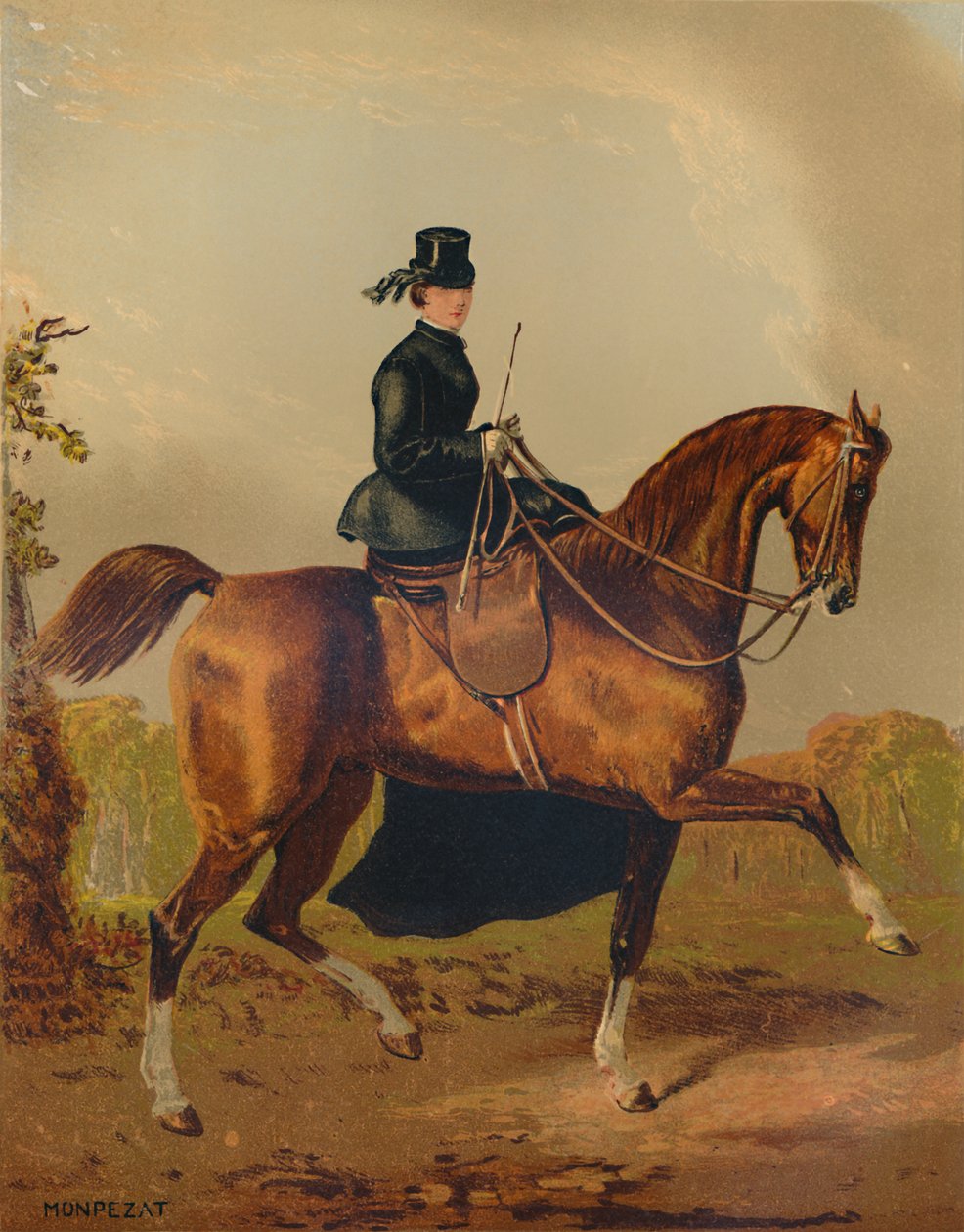 A Ladies Horse - The Property of the Late Earl of Pembroke, c. 1840s, c. 1879 by Henri d