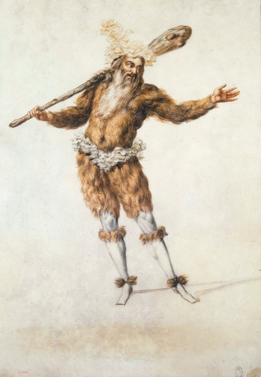 Ballet Costume of a Wild Man, c.1654 by Henri de Gissey