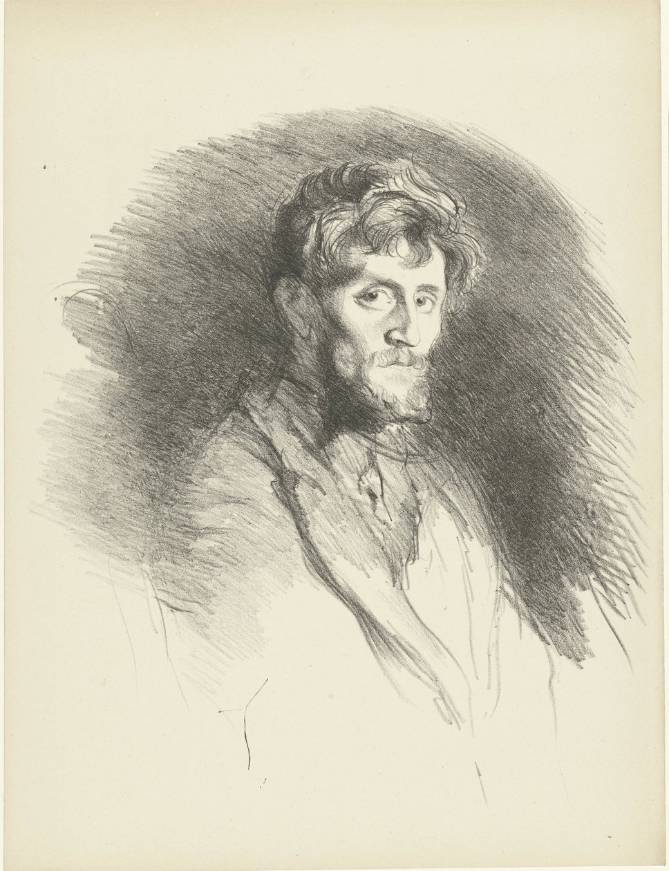 Portrait of a Bearded Man by Henri de Groux