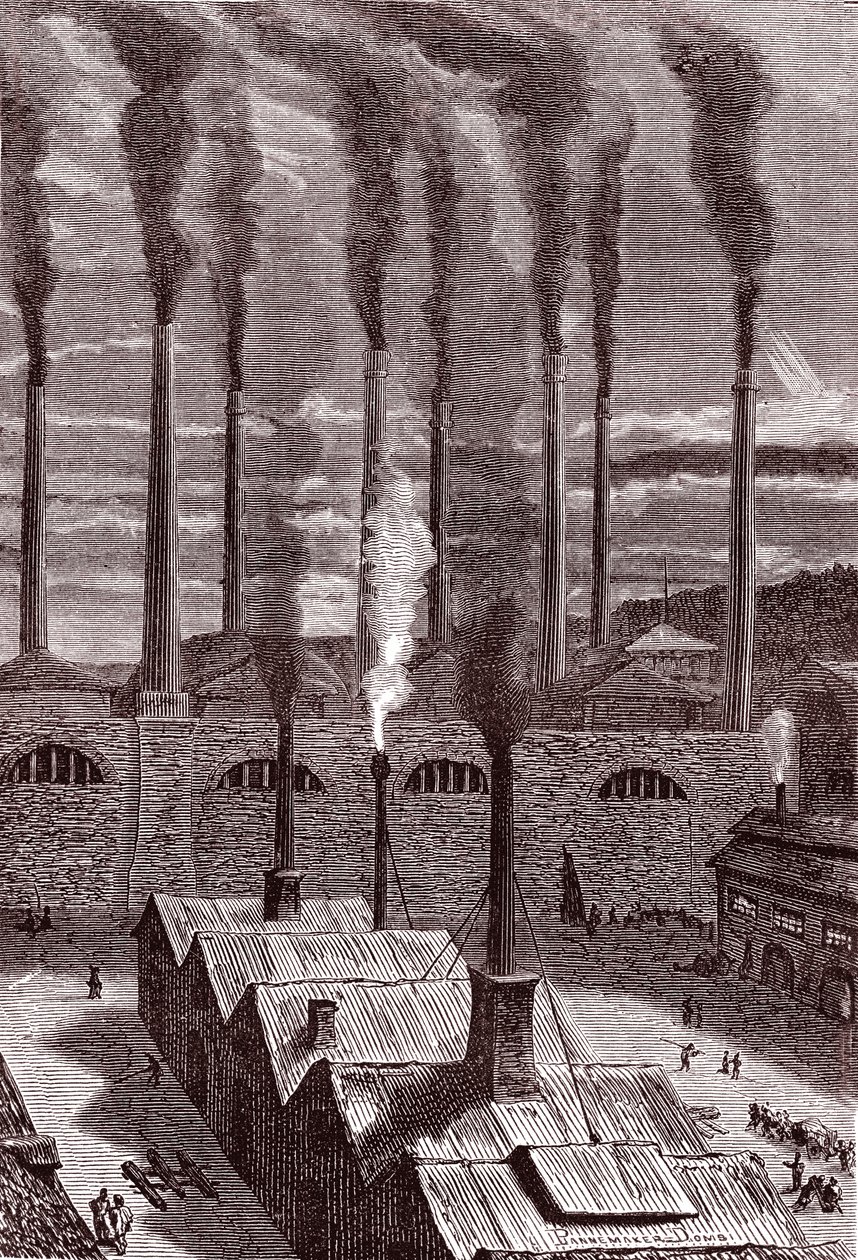 Big Guns Factory at Goldspring, Near New York by Henri de Montaut