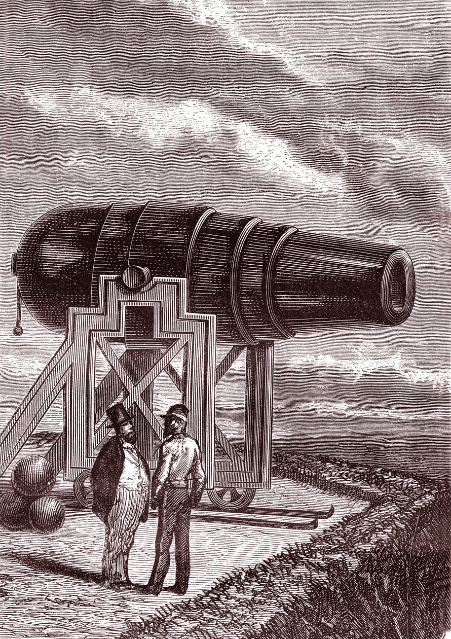 The Giant Gun Columbiad Rodmar by Henri de Montaut