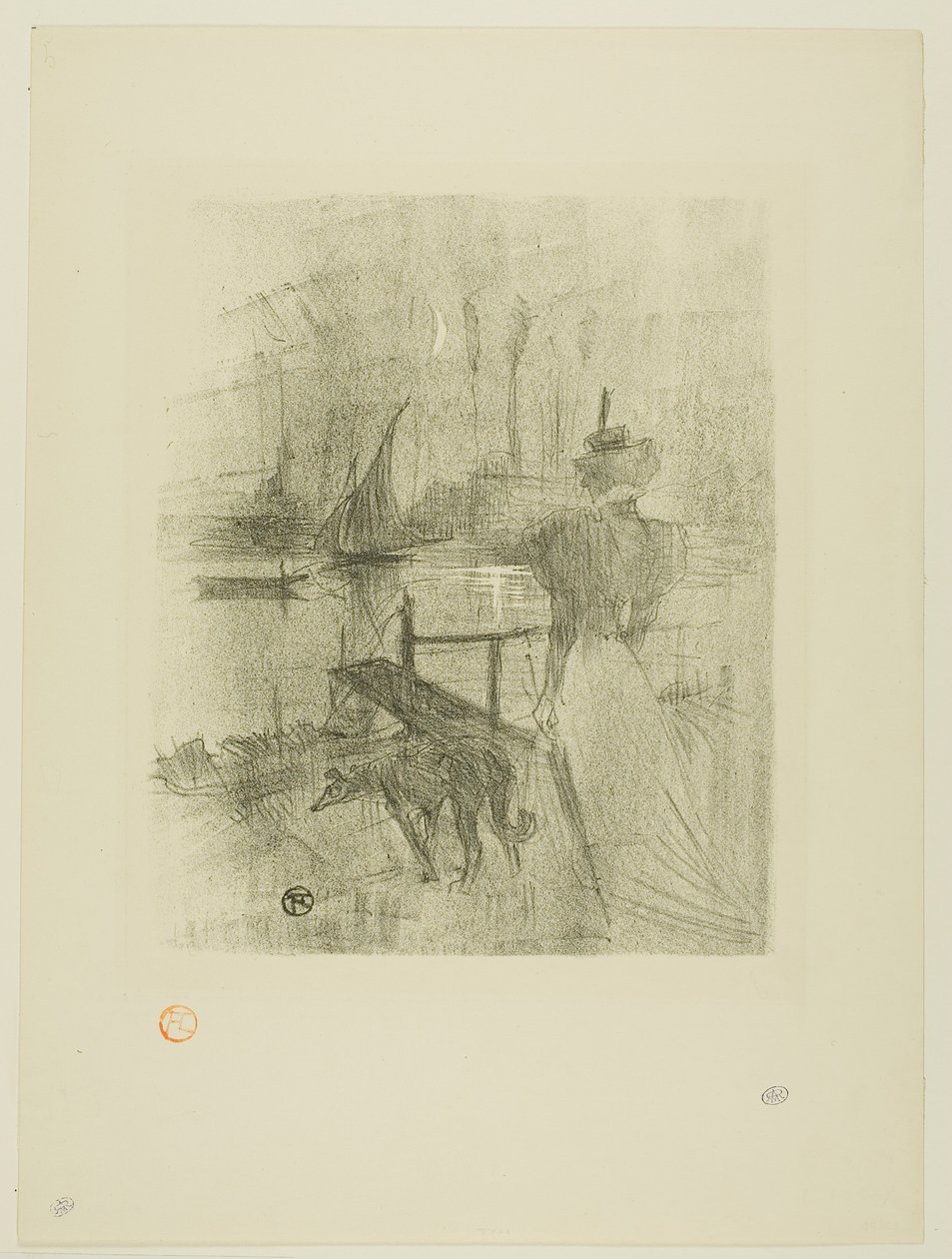 Adieu by Henri de Toulouse-Lautrec