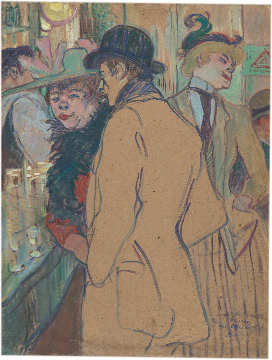 Alfred la Guigne by Henri de Toulouse-Lautrec