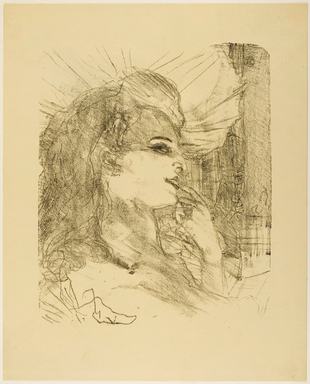 Anna Held, from Treize Lithographies by Henri de Toulouse-Lautrec