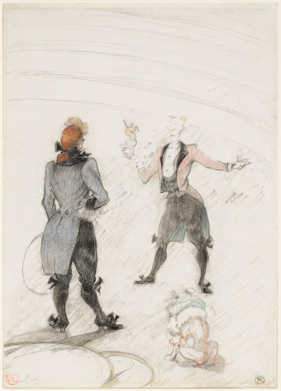 At the Circus: The Dog Trainer by Henri de Toulouse-Lautrec