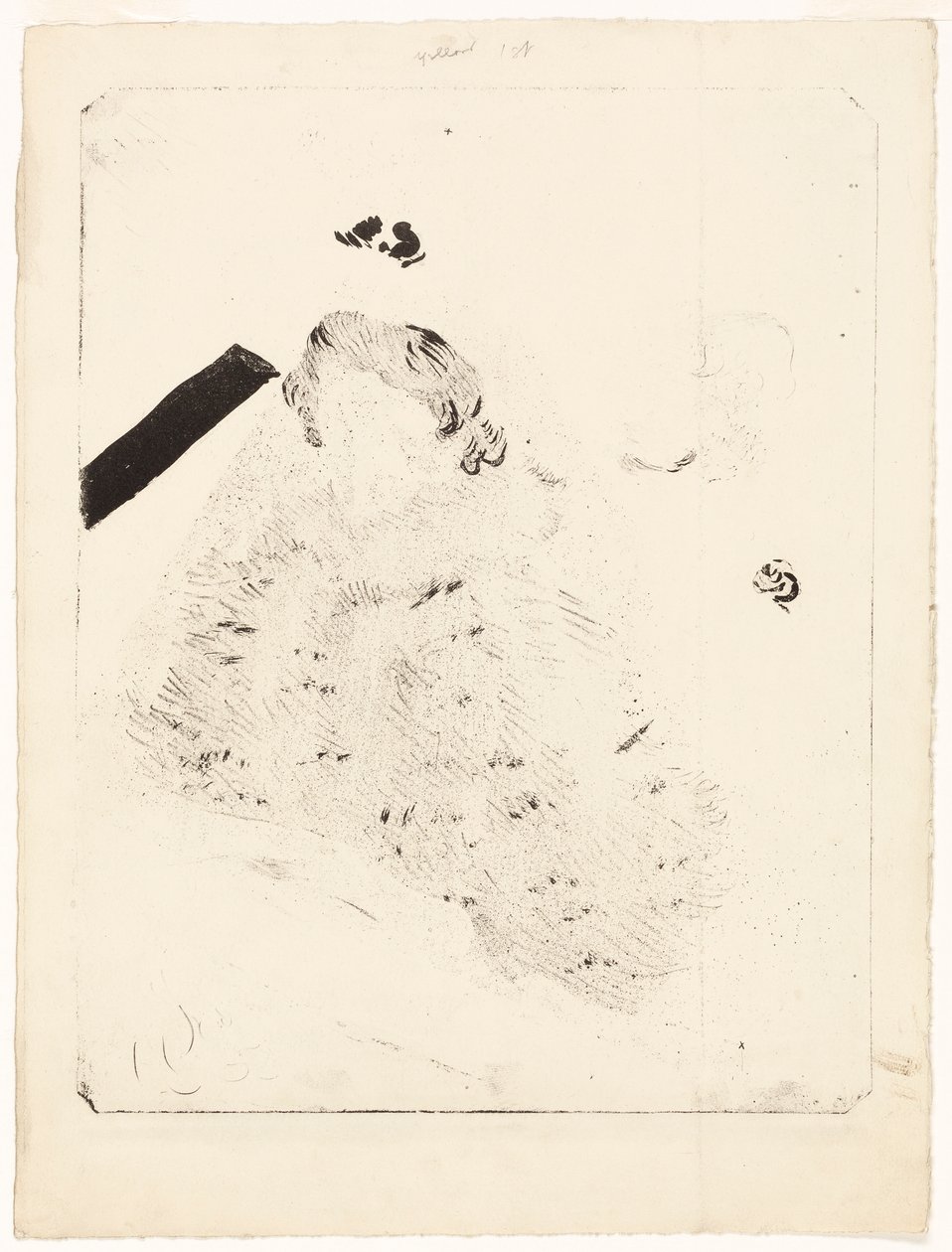 At the Concert by Henri de Toulouse-Lautrec