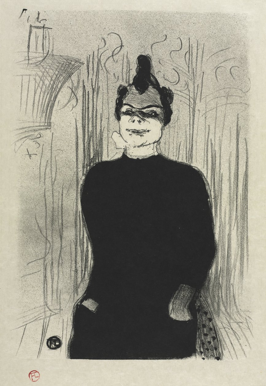 At the Gaieté Rochechouart: Nicolle by Henri de Toulouse-Lautrec