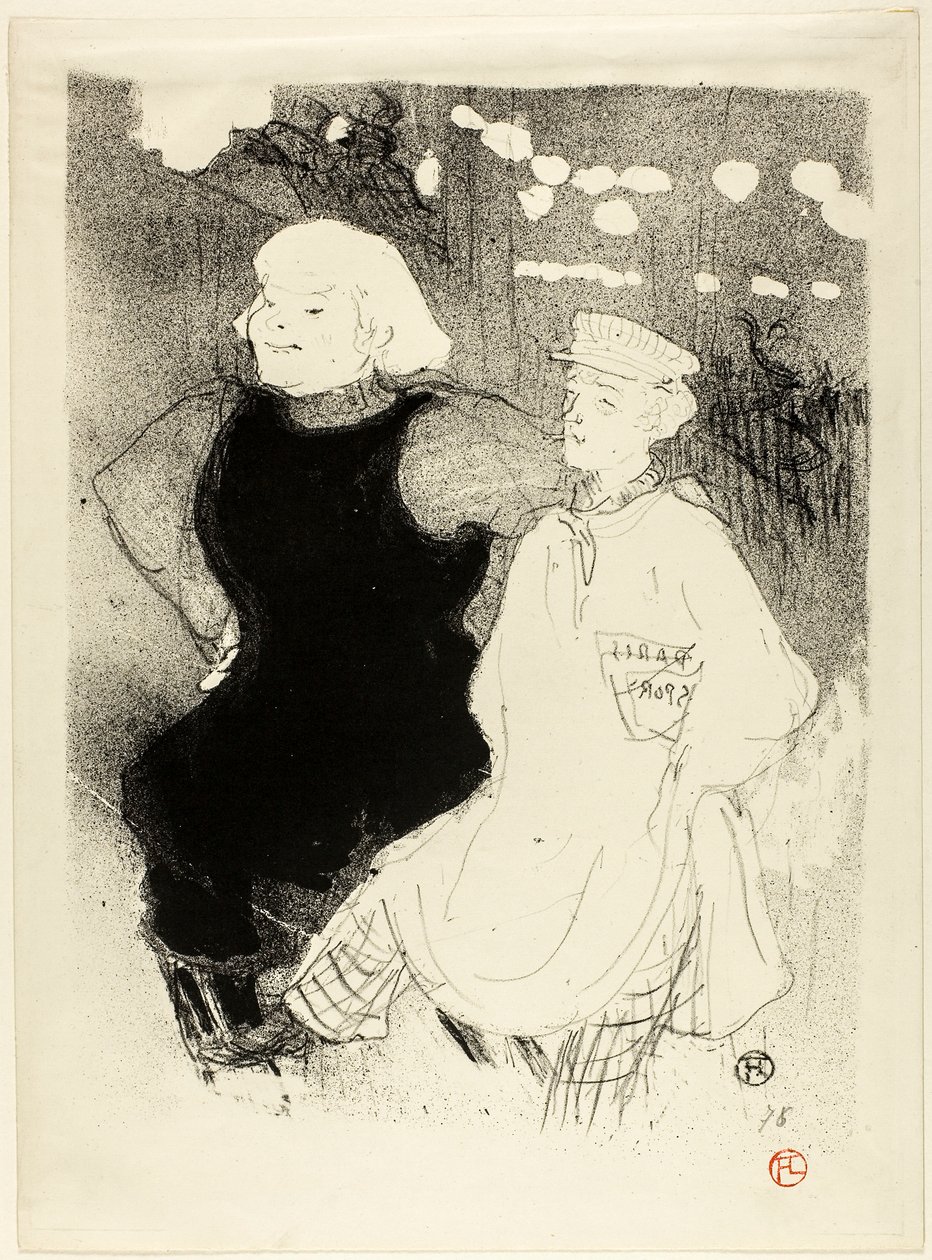 At the Moulin Rouge: the Franco-Russian Alliance by Henri de Toulouse-Lautrec
