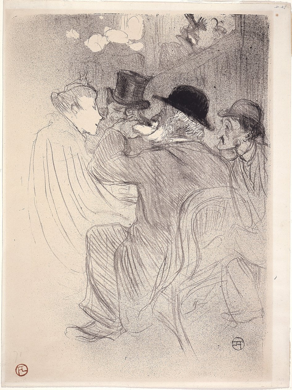 At the Moulin Rouge - A Rude! A True Rude! (1893) by Henri de Toulouse Lautrec