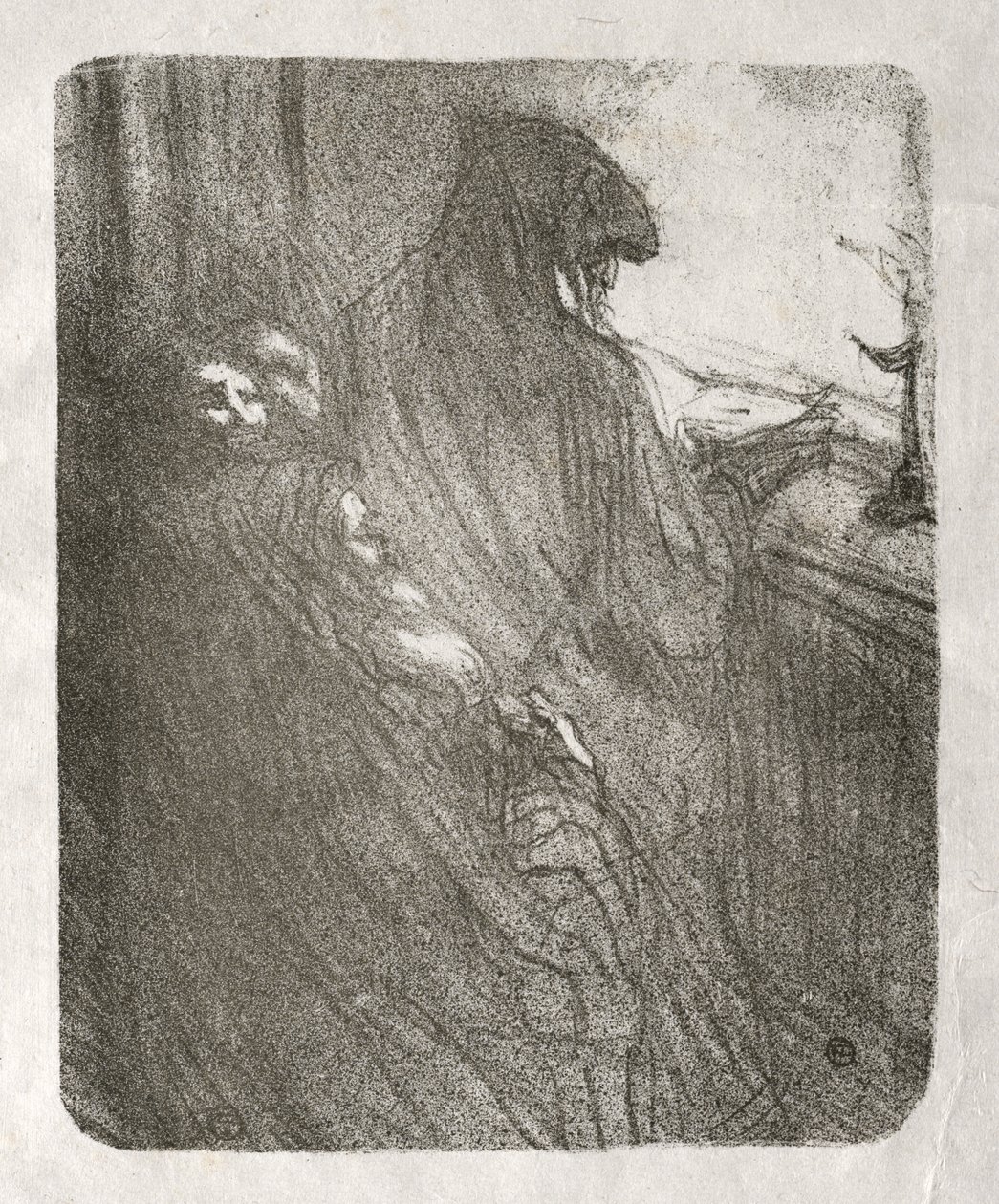 At the Foot of Sinai: The Prayer of the Polish Jews by Henri de Toulouse-Lautrec